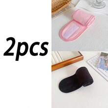 3条装超强吸水头带 - 防滑SPA头带，适用于洗脸和护肤，可用作洗脸头带、美容头带、运动和瑜伽头带 - 可调节弹力带 - 夏季居家、浴室、装饰和返校美容产品 - 彩色 - 查看 13