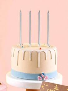 6/18/36 قطعة من شمع عيد الميلاد المنحني لرأس التورتة، شمع قلم سلكي، شمع ملتف ذهبي اللون، طقم شموع مرحة ورفيعة، إكسسوارات حفلة، هدايا عيد الأم، الزواج، حفل التخرج