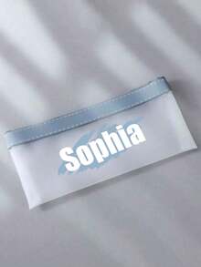 1pc Custom Frosted PVC Pencil Case Graffiti Stationery Storage Bag Student Opening Gift Pencil Case Custom Simple And Creative Large Capacity Transparent Zipper Pencil Case Suitable For Holiday Gifts, School Gifts, Graduation Gifts, Party Gifts, Giving To Sons, Daughters, Fathers, Mothers, Good Friends, Boyfriends, Girlfriends, Classmates, And Family. Suitable For Schools, Indoor, Outdoor, And Offices,For School Supplies,Back To School,Office & School Supplies,Xmas Decoration,Pencil & Marker Cases - Multicolor - View 8