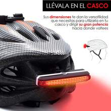 LED Bike Light Super Bright Rear Lights USB Rechargeable For Cycling Scooters Skateboards Waterproof - 紅色 - 查看 7
