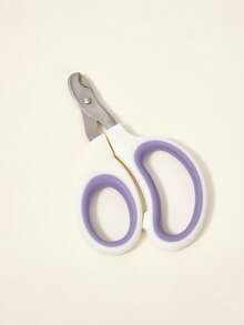 PETSIN 1pc Rounded Hole Pet Nail Clippers To Protect Nail Vessels, Pet Grooming Nail Trimmer - Multicolor - View 3