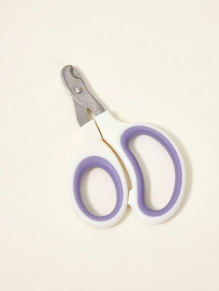 PETSIN 1pc Rounded Hole Pet Nail Clippers To Protect Nail Vessels, Pet Grooming Nail Trimmer - Multicolor - View 3