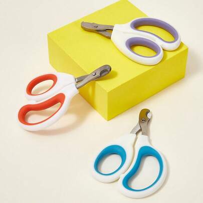 PETSIN 1 件圆孔宠物指甲钳，用于保护指甲血管，宠物美容指甲修剪器