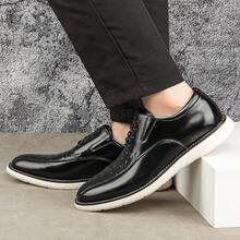 Men's Oxford Shoes Dress Shoes Men's Lightweight Lace-Up Fashion Shoes-20256688 - 黑-10 - 查看 2