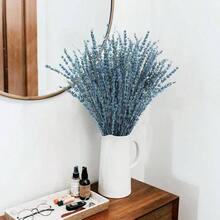 12Pack Dried Lavender Flowers Bundles, 16" Dried Blue Flowers Preserved Lavender Stems  For Shower Weeding Ome Fragran Vase Crafts Decor, 600g(21oz)