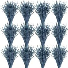 12Pack Dried Lavender Flowers Bundles, 16" Dried Blue Flowers Preserved Lavender Stems  For Shower Weeding Ome Fragran Vase Crafts Decor, 600g(21oz)