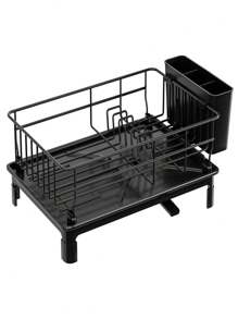 Scaffale da cucina, rastrelliera multifunzione da ripiano per piatti, organizer per ciotole e bacchette in armadio, ripiano per sgocciolamento