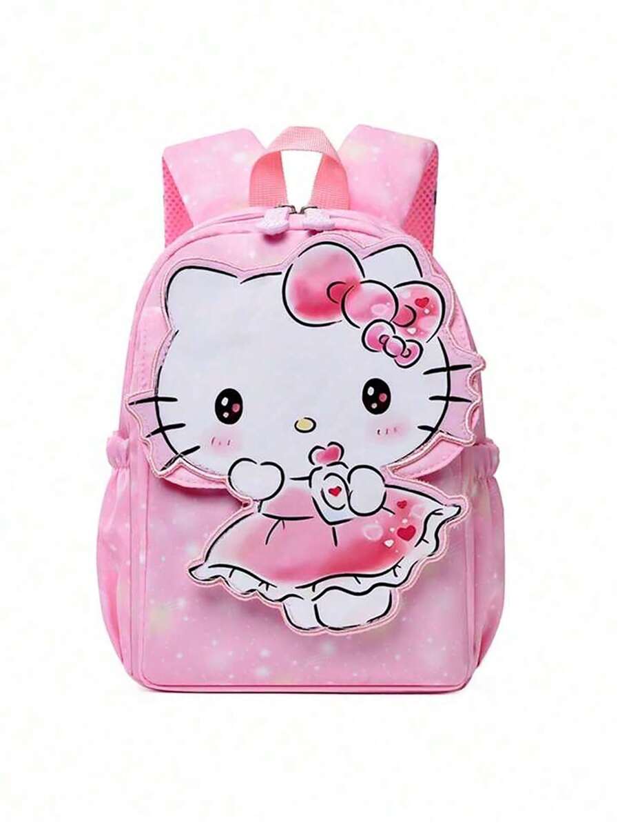 Sanrio Sanrio Schoolbag Hello Kitty Schoolbag Girls New Class S Uper Cute Girls Travel Shoulder Bag, Kawaii Hello Kitty Backpack, School Bag, School Supplies, School Backpack, Backpack For School, Back To School Backpack, School Bookbag, Big Backpack, Backpack School, Back To School Bags, Large Capacity, Lightweight, Portable, Suitable For Teen Girls Women College Students, Perfect For Back To School, First Day Of School, Elementary School