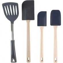 Joseph Joseph Elevate 5piece Silicone Kitchen Utensils Carousel  Heat Resistant Non Stick Utensil Set Weighted Stainl Steel Handles Gift - Xanh navy - Xem 3