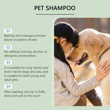 5-In-1 Pet Shampoo, Plant Essence Nourishing, Detangle And Easy To Comb For Dogs & Cats - Apricot - View 4