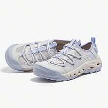 CAMEL CROWN Women's Outdoor Hiking Sports Shoes Breathable Mesh Lightweight Cute Chuncy Shoes For Casual Daily - /light Blue - View 4