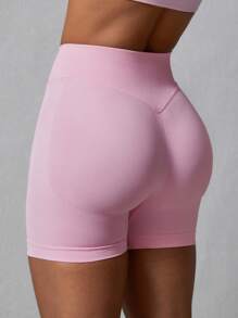 Gym Shorts Woman High Support Fitness Sports Biker Short Workout Scrunch Butt Yoga Seamless Leggings Running Skipping