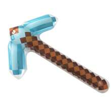 1pc PVC Inflatable Toy - Inflatable Axe, Mosaic Plaid Prop