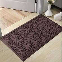 ¡RecomendadoHIYARD - Tapete absorbente para puerta delantera, atrapando la suciedad, interior y exterior, antideslizante, resistente a la decoloración, felpudo de perfil bajo para entrada, 29 x 17, color beige¡Top de Temporada - Azul - Ver 11