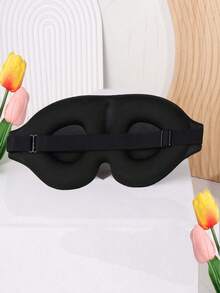 1Pc Ultra Soft 3D Sleep Eye Mask, 100% Blackout, Blindfold Sleeping Eye Mask, Smooth Eye Mask For Sleeping, Sleep Aid Eye Mask, Travel Sleep Eye Mask, Nap Eye Mask - Perfect For Travel And Napping Travel Accessories - Multicolor - View 7