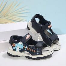 2025 New Summer Kids Boys Fashion Sports Beach Sandals, Hook And Loop - Blue - View 11