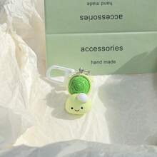 5/10个可爱卡通3D乌龟钥匙扣，趣味少女包包挂饰，汽车、老师、朋友、姐妹礼物创意 - 彩色 - 查看 5