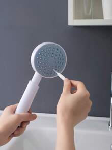 20pcs Bathroom Shower Head Cleaning Brush Washing Anti-Clogging Small Brush Pore Gap Cleaning Brush Keyboard Mobile Phone Hole Pore Gap Washing Tools - White - View 5