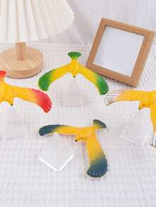 1-3pcs/Set Random Color Balanced Eagle & Transparent Pyramid Base Creative Anti-Stress Toys