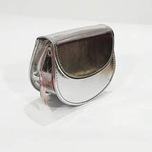 Metallic Crossbody Bag - 銀色 - 查看 1