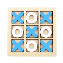 1pc Wooden XO Tic-Tac-Toe Game, Logic And Critical Thinking Training Tabletop Game Toy For Two Players - Multicolor - View 7