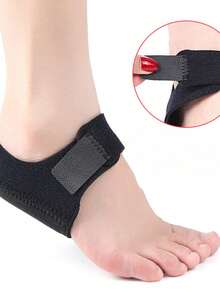1/2 Pairs Of Gel Heel Protector Adjustable Foot Warmer Soft Breathable Heel Pad Hook And Loop Heel Cover High Fitting Fitness Supplies - Multicolor - View 4