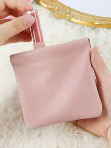 EIGIIS Mini Porta-Moedas e Bolsa de Maquiagem (1 unidade) - Fecho Automático, Alta Qualidade, Organizador Portátil para Dinheiro, Fones de Ouvido, Batom e Chaves - Acessório de Viagem Compacto, Material PU Leve e Durável, Opção de Cor Arco-Íris. Bolsa Pequena (12x11cm) - Multicolorido - Ver 8