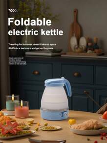 2025 Travel Folding Kettle Automatic Heat Preservation Portable Household Mini Adjustable Temperature Electric Kettle