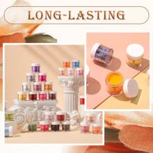 CHOSEOS 36 Colors Crystal Powder Set, You Can Create Salon Level Manicure At Home, French Manicure DIY, Suitable For Beginners And Professionals!