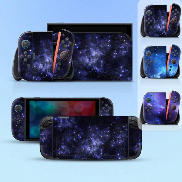 SUPSTICKER Starry Sky Pattern Vinyl Skin Decal Sticker For 2, Self-Adhesive Easy To Apply And Remove, Durable Anti-Scratch, Precise Fit, Suitable For Daily Use, Gaming Parties, Carrying Outside, Personal Customization