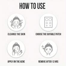 600 片大容量贴片 - 高品质、无刺激、快速吸收、适合所有肤色痤疮（粉刺、瑕疵） - 适合日常和特殊场合 - 成人和青少年首选套装，轻盈肤色洁面贴，隐形遮瑕，打造完美肌肤 - 黑色 - 查看 5