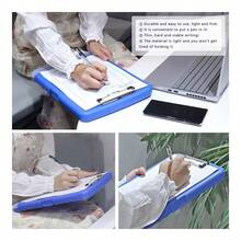 Carpeta Portapapeles Papeleta Almacena Tabla Clip Carta - Azul - Ver 7