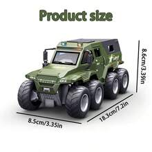 1件儿童军事越野车玩具车模型儿童开门声光惯性仿真模型 - 彩色 - 查看 7