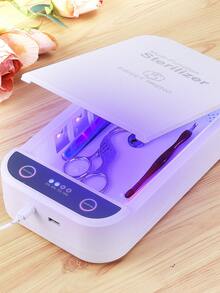 1pc White Multifunctional Nail Tool Disinfection & Aromatherapy Box, UV Disinfection, Suitable For Nail Salon Tools, Tweezers, Tattoo Scissors, Jewelry, Phones, Watches, Keys - White - View 9