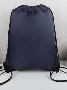 1pc Minimalist Drawstring Pocket Outdoor Sports Backpack