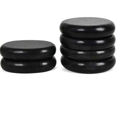 1 件火山热石 SPA 精油刮痧按摩保健加热石背部理疗按摩器