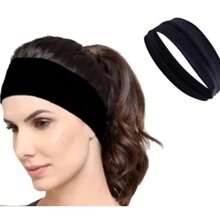 FAIXA DE CABELO BLACK - Preto - Visão 2