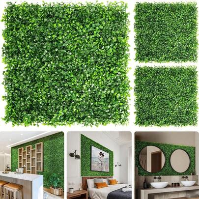 1/4/5/8 Pcs Artificial Grass Mat, Synthetic Grass Decorative Patch, Suitable For Tabletop Decor, Football Field, Golf Course, Autumn Decoration, Wedding, Valentine's Day, Graduation, Garden, Outdoor Plants, Gardening, Artificial Flowers, Christmas, Wall Decor, Christmas Ornaments, Centerpieces, Gifts, Wreaths, Thanksgiving, Home Decor