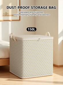 大容量可折叠收纳箱（30/110/150/220升） - 多尺寸拉链收纳箱，适用于存放衣物、床上用品和床单，耐用面料，是衣柜和床底收纳的理想之选