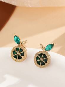 1pair Sweet Lovely Lemon Fruit Earrings - Fruit - View 7