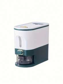TAIMASI 22 Lbs Rice Dispenser, Rice Container With Measuring Cup, Upgraded Lid Time Dials & Built-In Fresh Box Rice Container Storage For Home Kitchen Pantry Stores Rice 22/11Lbs Green Gray Transparency - Perfect For Thanksgiving, Christmas, New Year's, And Mother's Day Cooking And Gifting - Gray - View 14