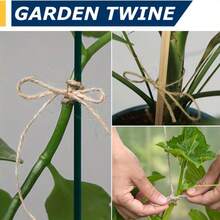 2 件/5 件天然黄麻绳 - 适用于园艺、猫抓板、DIY 工艺品、艺术装饰、礼品包装和婚礼装饰