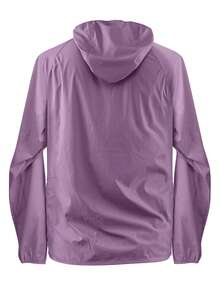 Women's Sun Protection Shirts Full Zip UPF 50+ Lightweight Breathable Sun Protection Hoodie Athletic Jacket Long Sleeve Hiking Outdoor With Pockets - 紫色 - 查看 2