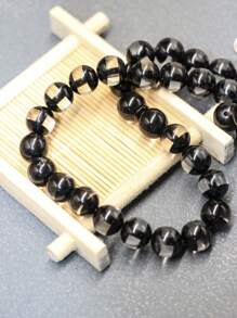 1 件 51 件 10 毫米经典双色串珠手链念珠，穆斯林中东男女通用珠宝，适合节日佩戴和日常佩戴 - 彩色 - 查看 6