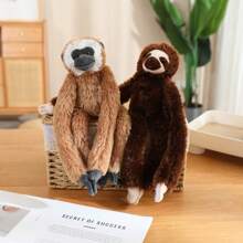 1 件可爱卡通悬挂系列毛绒玩偶 - 长臂猴、大猩猩、树懒、长臂猿、柔软填充玩偶装饰吊坠、窗帘系带、摄影道具、儿童生日礼物 - 彩色 - 查看 11