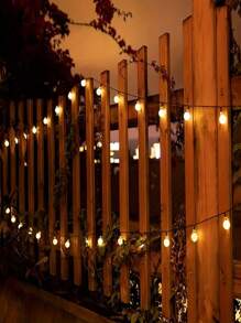 Luces de hadas con bola de cristal con energía solar | 8 modos de iluminación | Opciones de luz cálida, blanca, de colores y azul | Luces solares para exteriores IP65 con 20/50/100 LED para jardín, porche, patio, jardín de cerveza, boda, fiesta, Navidad y Halloween | Regalo perfecto para el hogar, la oficina, el dormitorio, el hotel, la fiesta, el restaurante, luces de hadas para exteriores