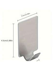 Acrylic Bathroom Mirror With Hook, Anti-Fog Polished Surface, Wall Bracket, Plastic Frame, Men's Shaving Anti-Fog, Tear Off The Protective Film Before Use, Home Mirror Sticker, Removable