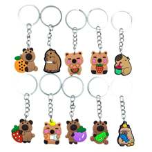 1 pieza Llavero/colgante de Capibara 2025 nuevo, decoración de habitación linda, accesorio para mochila, colección de pasatiempos - regalo de vacaciones, regalo de cumpleaños, regalo para aficionados