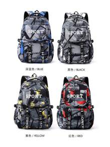 Schoolbag Male Junior High School Students High School Students College Students Computer Backpack Personalised Graffiti Large Capacity Shoulder Bag Large Capacity Bag