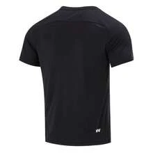 Under Armour Men's Crew Neck Knit T-Shirt, Training & Running - Black - View 2